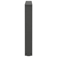 Kavos staliuko kojelės, V formos, 2 vnt., antracito spalvos, 60x(42 - 43,3) cm, plienas - Namų Idėja