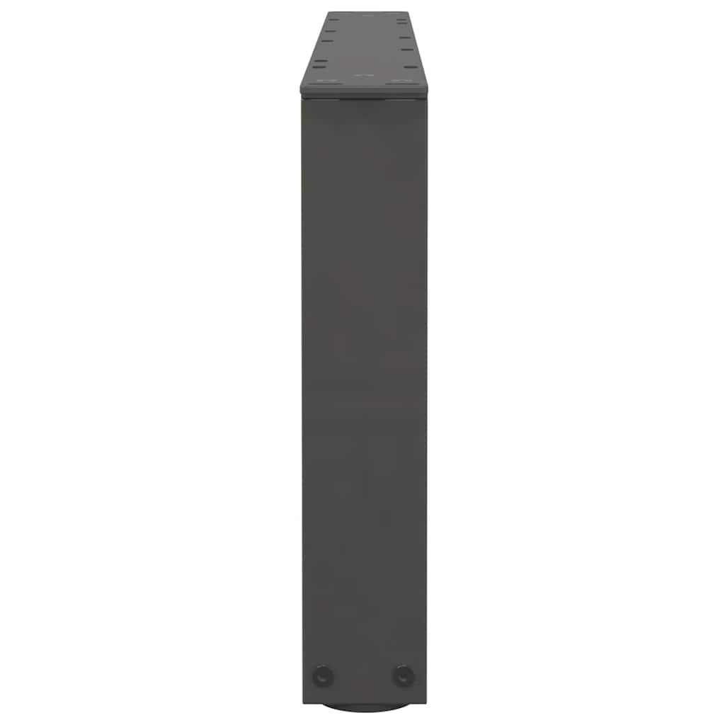 Kavos staliuko kojelės, V formos, 2 vnt., antracito spalvos, 70x(30 - 31,3) cm, plienas - Namų Idėja