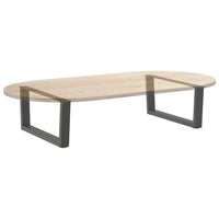 Kavos staliuko kojelės, V formos, 2 vnt., antracito spalvos, 70x(30 - 31,3) cm, plienas - Namų Idėja