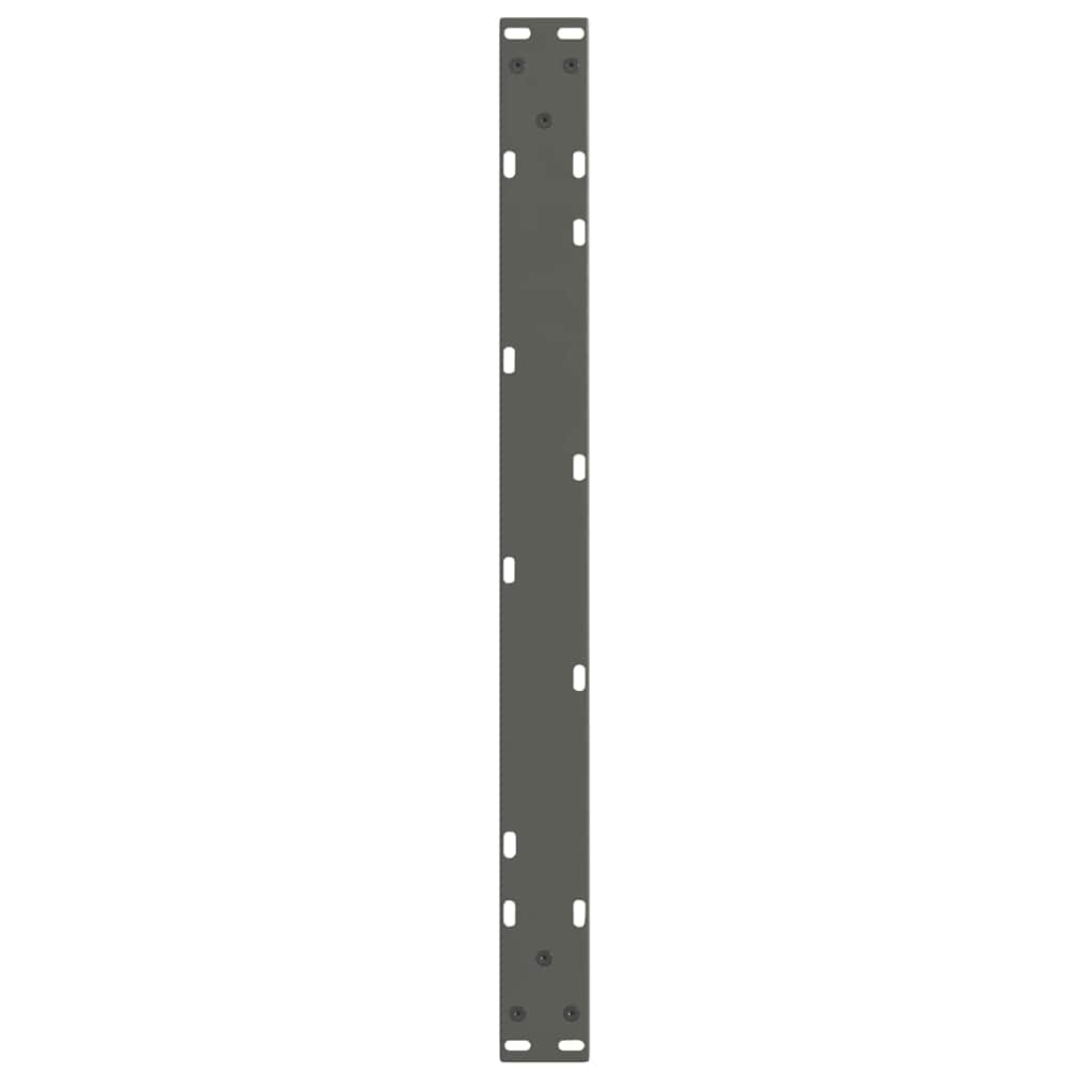 Kavos staliuko kojelės, V formos, 2 vnt., antracito spalvos, 70x(42 - 43,3) cm, plienas - Namų Idėja