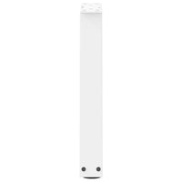 Kavos staliuko kojelės, V formos, 2 vnt., baltos, 28x(42 - 43,3) cm, plienas - Namų Idėja