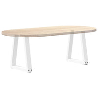 Kavos staliuko kojelės, V formos, 2 vnt., baltos, 28x(42 - 43,3) cm, plienas - Namų Idėja