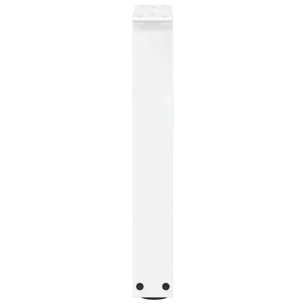 Kavos staliuko kojelės, V formos, 2 vnt., baltos, 28x(42 - 43,3) cm, plienas - Namų Idėja