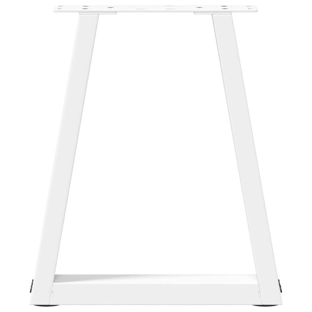 Kavos staliuko kojelės, V formos, 2 vnt., baltos, 28x(42 - 43,3) cm, plienas - Namų Idėja