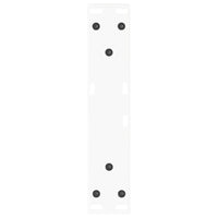 Kavos staliuko kojelės, V formos, 2 vnt., baltos, 30x(30 - 31,3) cm, plienas - Namų Idėja