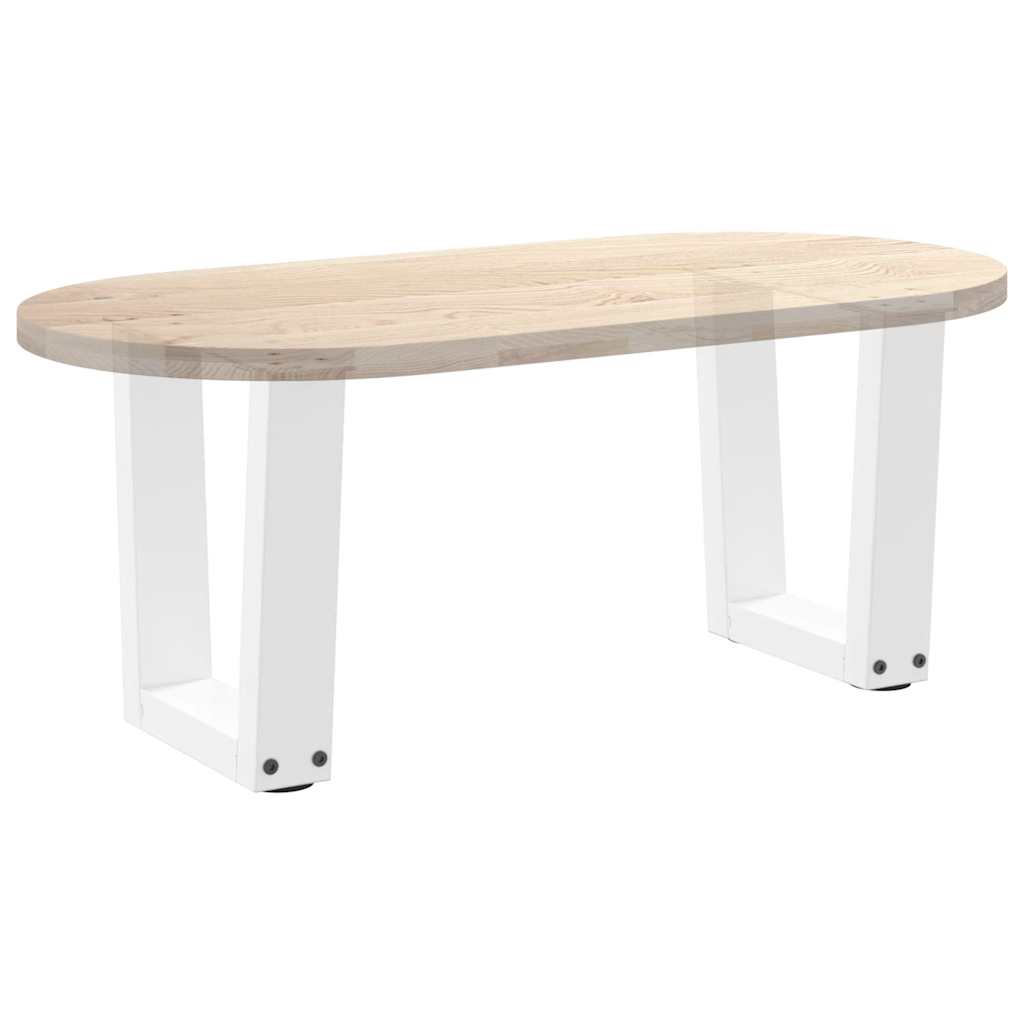 Kavos staliuko kojelės, V formos, 2 vnt., baltos, 30x(30 - 31,3) cm, plienas - Namų Idėja