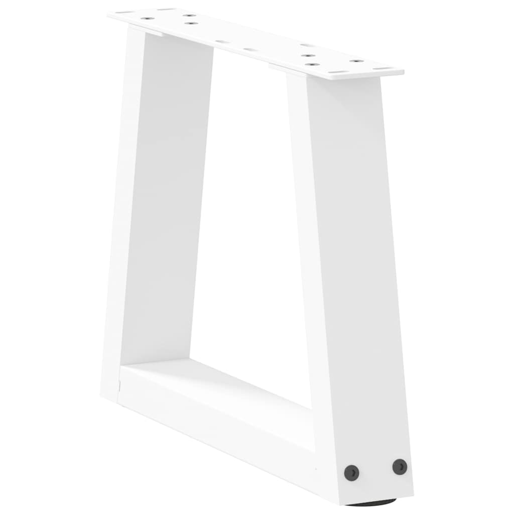 Kavos staliuko kojelės, V formos, 2 vnt., baltos, 30x(30 - 31,3) cm, plienas - Namų Idėja