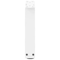 Kavos staliuko kojelės, V formos, 2 vnt., baltos, 30x(30 - 31,3) cm, plienas - Namų Idėja