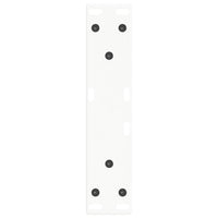 Kavos staliuko kojelės, V formos, 2 vnt., baltos, 38x(42 - 43,3) cm, plienas - Namų Idėja