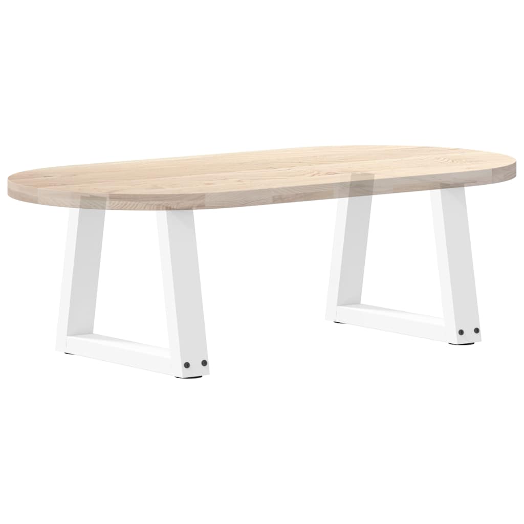 Kavos staliuko kojelės, V formos, 2 vnt., baltos, 40x(30 - 31,3) cm, plienas - Namų Idėja