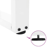 Kavos staliuko kojelės, V formos, 2 vnt., baltos, 40x(30 - 31,3) cm, plienas - Namų Idėja