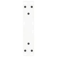 Kavos staliuko kojelės, V formos, 2 vnt., baltos, 40x(30 - 31,3) cm, plienas - Namų Idėja