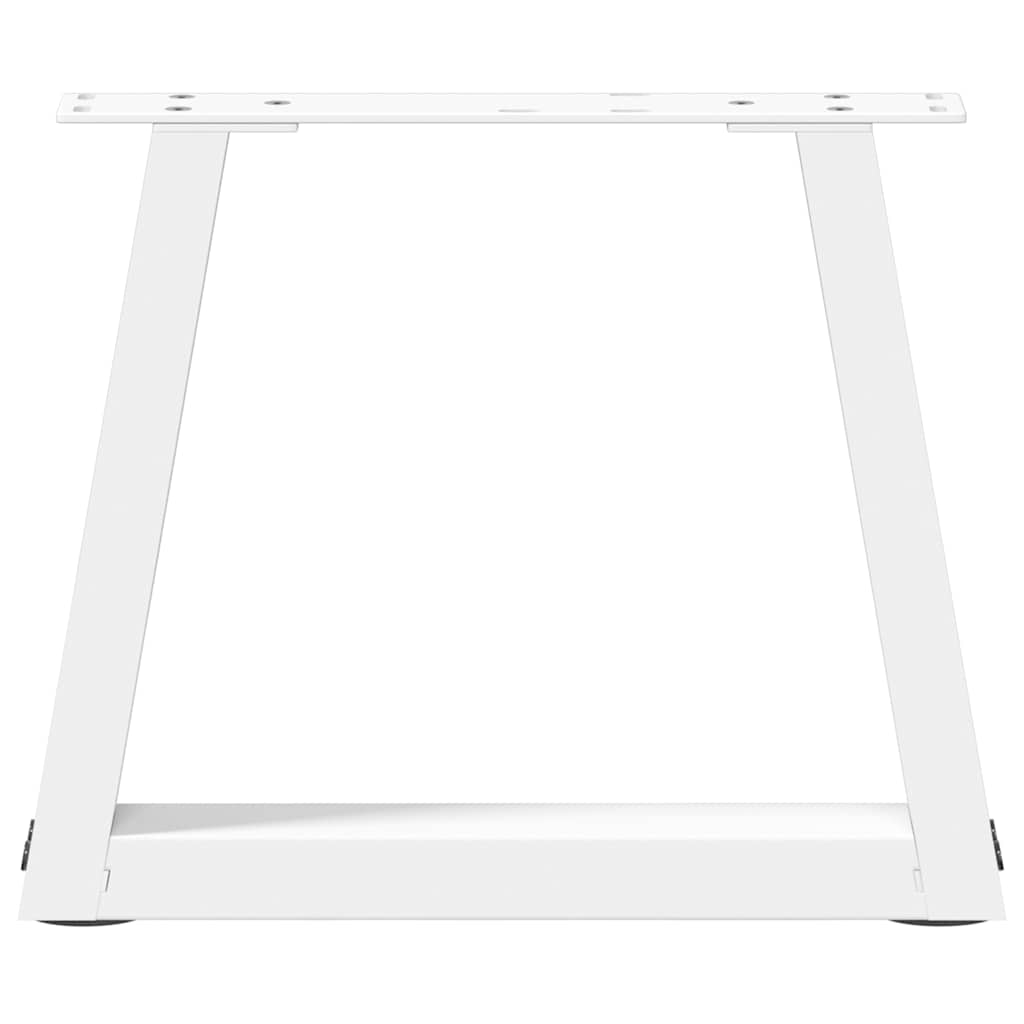 Kavos staliuko kojelės, V formos, 2 vnt., baltos, 40x(30 - 31,3) cm, plienas - Namų Idėja