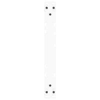 Kavos staliuko kojelės, V formos, 2 vnt., baltos, 50x(30 - 31,3) cm, plienas - Namų Idėja