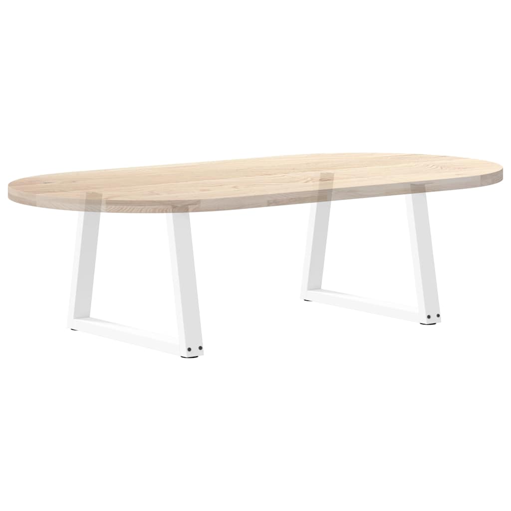 Kavos staliuko kojelės, V formos, 2 vnt., baltos, 50x(42 - 43,3) cm, plienas - Namų Idėja
