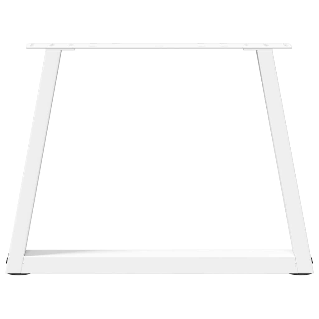 Kavos staliuko kojelės, V formos, 2 vnt., baltos, 50x(42 - 43,3) cm, plienas - Namų Idėja