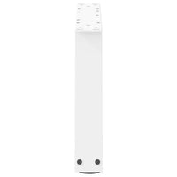 Kavos staliuko kojelės, V formos, 2 vnt., baltos, 60x(30 - 31,3) cm, plienas - Namų Idėja