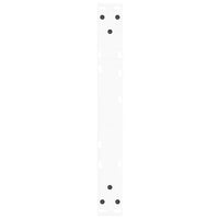 Kavos staliuko kojelės, V formos, 2 vnt., baltos, 60x(30 - 31,3) cm, plienas - Namų Idėja