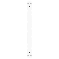 Kavos staliuko kojelės, V formos, 2 vnt., baltos, 70x(30 - 31,3) cm, plienas - Namų Idėja