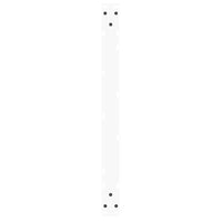 Kavos staliuko kojelės, V formos, 2 vnt., baltos, 70x(42 - 43,3) cm, plienas - Namų Idėja
