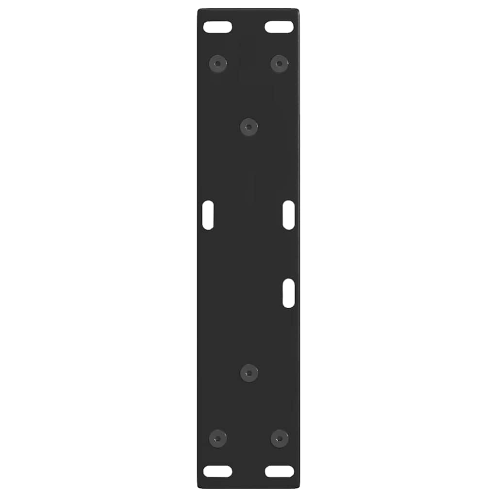 Kavos staliuko kojelės, V formos, 2 vnt., juodos, 28x(42 - 43,3) cm, plienas - Namų Idėja