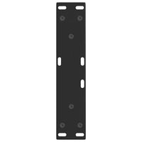 Kavos staliuko kojelės, V formos, 2 vnt., juodos, 28x(42 - 43,3) cm, plienas - Namų Idėja