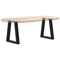 Kavos staliuko kojelės, V formos, 2 vnt., juodos, 28x(42 - 43,3) cm, plienas - Namų Idėja