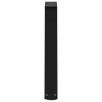 Kavos staliuko kojelės, V formos, 2 vnt., juodos, 28x(42 - 43,3) cm, plienas - Namų Idėja