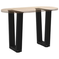 Kavos staliuko kojelės, V formos, 2 vnt., juodos, 28x(42 - 43,3) cm, plienas - Namų Idėja