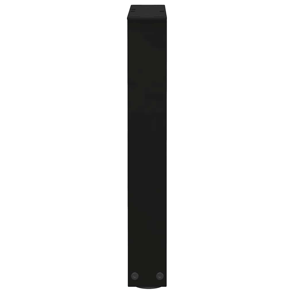 Kavos staliuko kojelės, V formos, 2 vnt., juodos, 28x(42 - 43,3) cm, plienas - Namų Idėja