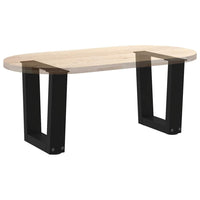 Kavos staliuko kojelės, V formos, 2 vnt., juodos, 30x(30 - 31,3) cm, plienas - Namų Idėja