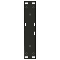 Kavos staliuko kojelės, V formos, 2 vnt., juodos, 40x(30 - 31,3) cm, plienas - Namų Idėja