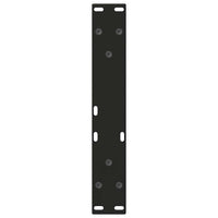 Kavos staliuko kojelės, V formos, 2 vnt., juodos, 40x(30 - 31,3) cm, plienas - Namų Idėja
