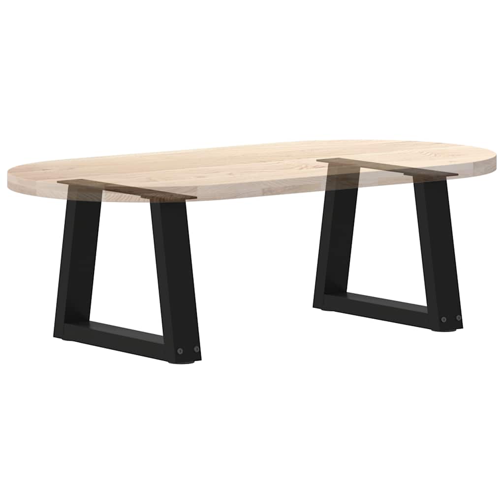 Kavos staliuko kojelės, V formos, 2 vnt., juodos, 40x(30 - 31,3) cm, plienas - Namų Idėja