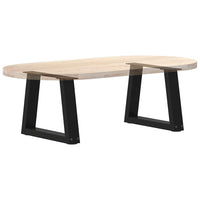 Kavos staliuko kojelės, V formos, 2 vnt., juodos, 40x(30 - 31,3) cm, plienas - Namų Idėja
