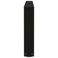 Kavos staliuko kojelės, V formos, 2 vnt., juodos, 70x(30 - 31,3) cm, plienas - Namų Idėja