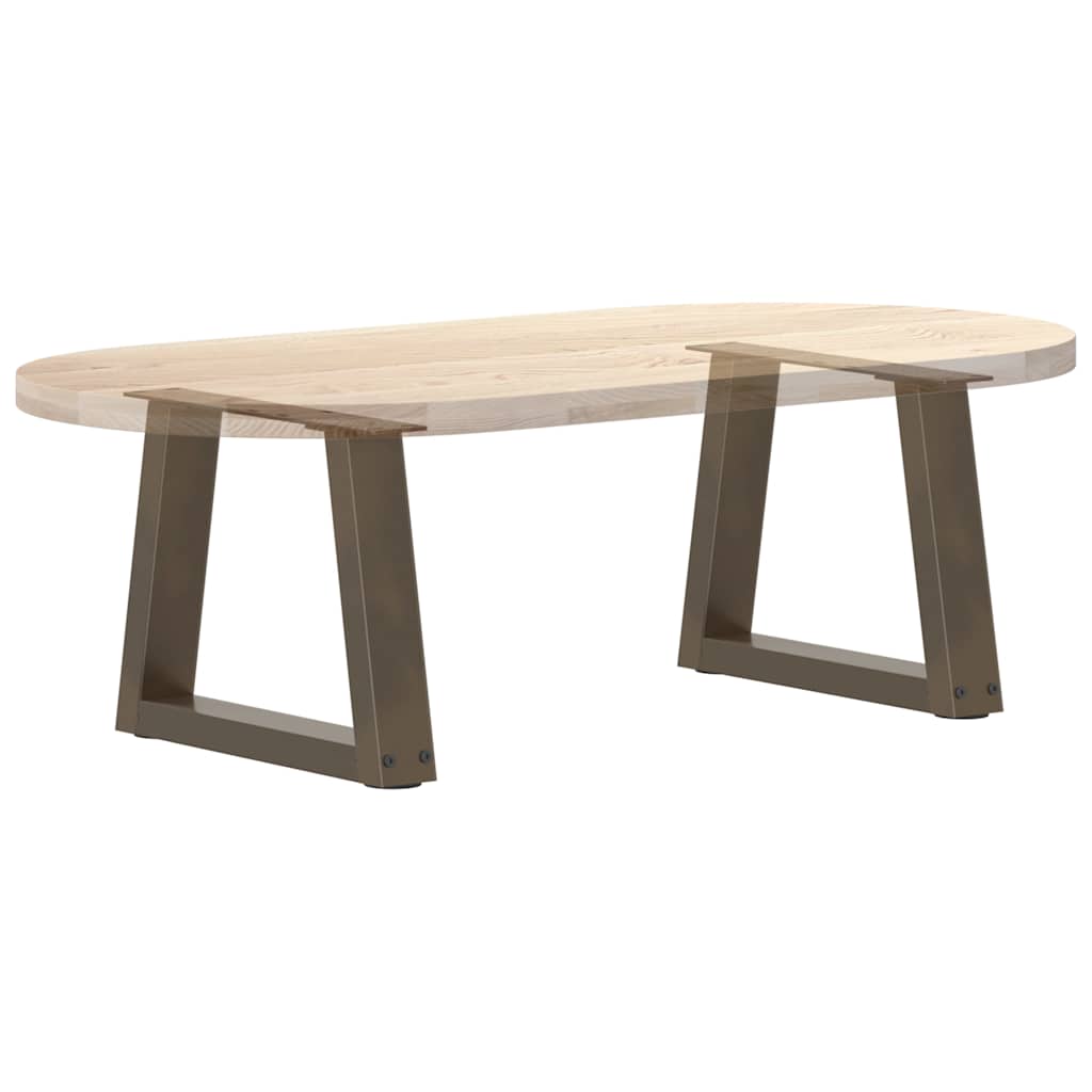 Kavos staliuko kojelės, V formos, 2 vnt., natūralus plienas, 30x(30 - 31,3) cm, plienas - Namų Idėja