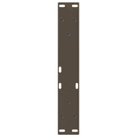 Kavos staliuko kojelės, V formos, 2 vnt., natūralus plienas, 38x(42 - 43,3) cm, plienas - Namų Idėja
