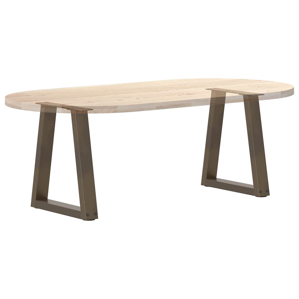 Kavos staliuko kojelės, V formos, 2 vnt., natūralus plienas, 38x(42 - 43,3) cm, plienas - Namų Idėja