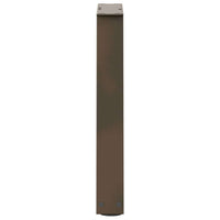 Kavos staliuko kojelės, V formos, 2 vnt., natūralus plienas, 38x(42 - 43,3) cm, plienas - Namų Idėja