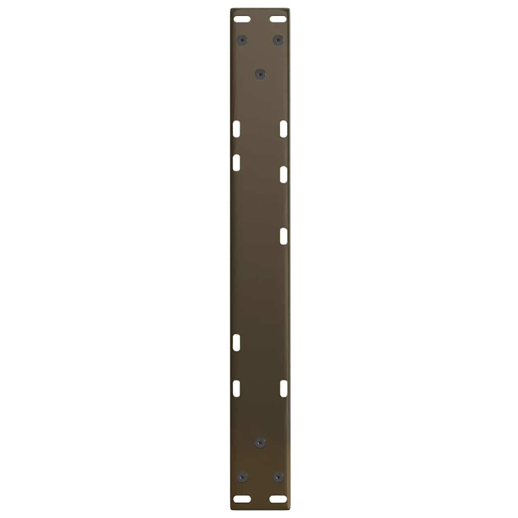 Kavos staliuko kojelės, V formos, 2 vnt., natūralus plienas, 50x(30 - 31,3) cm, plienas - Namų Idėja