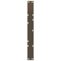Kavos staliuko kojelės, V formos, 2 vnt., natūralus plienas, 50x(42 - 43,3) cm, plienas - Namų Idėja