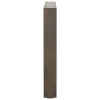 Kavos staliuko kojelės, V formos, 2 vnt., natūralus plienas, 50x(42 - 43,3) cm, plienas - Namų Idėja