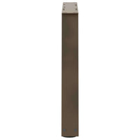 Kavos staliuko kojelės, V formos, 2 vnt., natūralus plienas, 50x(42 - 43,3) cm, plienas - Namų Idėja