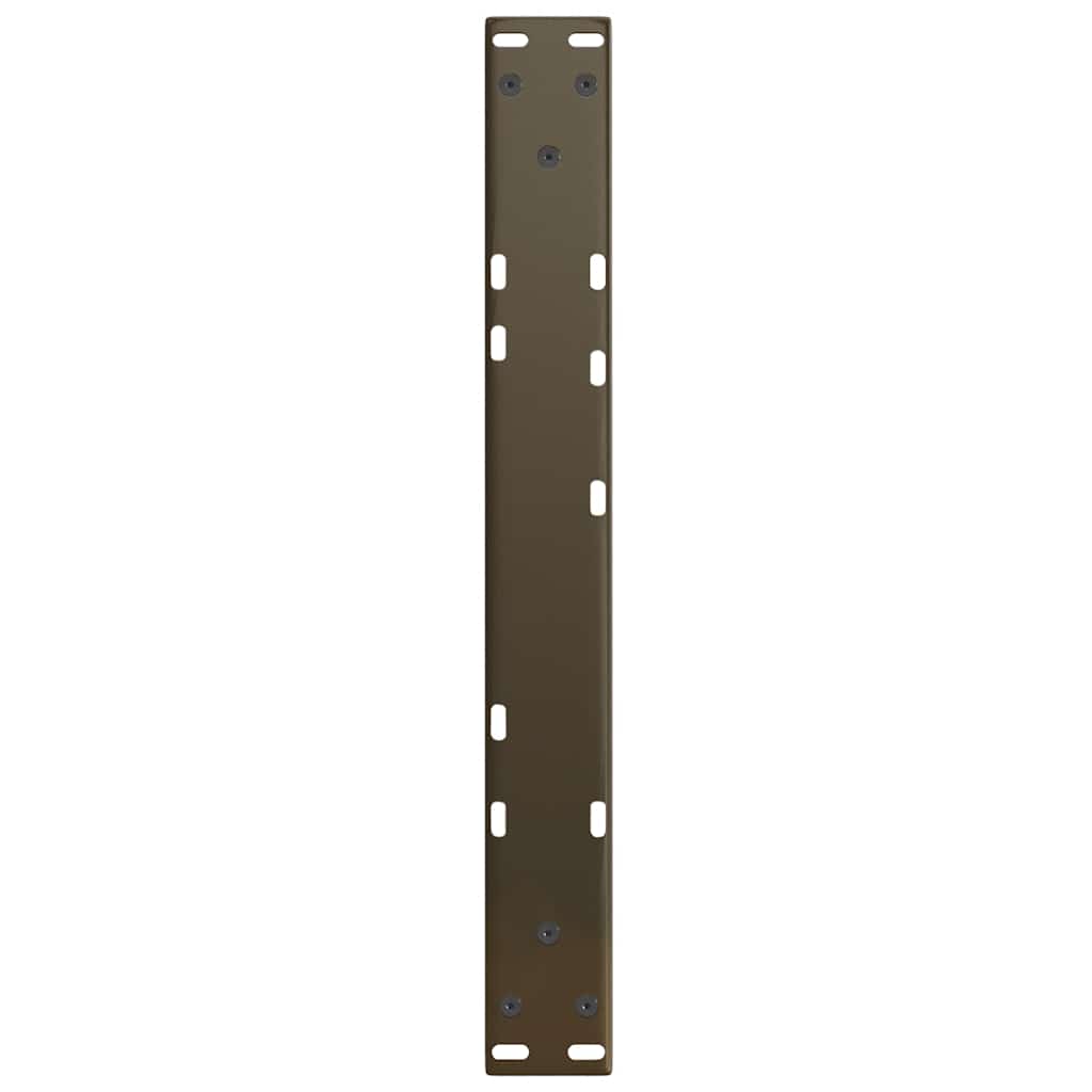 Kavos staliuko kojelės, V formos, 2 vnt., natūralus plienas, 60x(30 - 31,3) cm, plienas - Namų Idėja