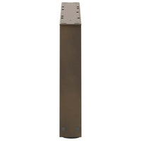 Kavos staliuko kojelės, V formos, 2 vnt., natūralus plienas, 60x(30 - 31,3) cm, plienas - Namų Idėja
