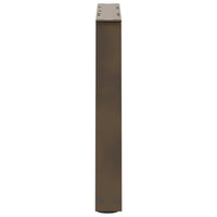 Kavos staliuko kojelės, V formos, 2 vnt., natūralus plienas, 60x(42 - 43,3) cm, plienas - Namų Idėja