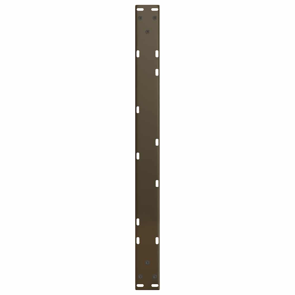 Kavos staliuko kojelės, V formos, 2 vnt., natūralus plienas, 70x(30 - 31,3) cm, plienas - Namų Idėja