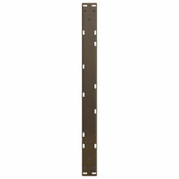 Kavos staliuko kojelės, V formos, 2 vnt., natūralus plienas, 70x(30 - 31,3) cm, plienas - Namų Idėja