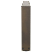 Kavos staliuko kojelės, V formos, 2 vnt., natūralus plienas, 70x(30 - 31,3) cm, plienas - Namų Idėja